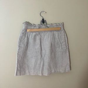 J. Crew Oatmeal Elastic Band Skirt
